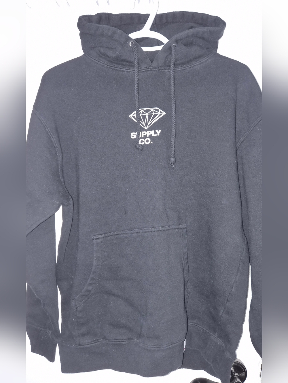 Diamond Supply Co. Black Pullover Hoodie with Diamond Logo